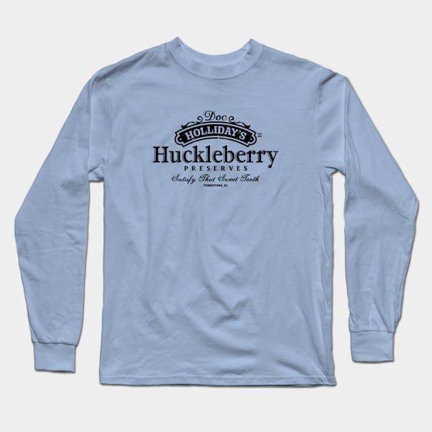 Doc Holliday's Huckleberry Preserves Long Sleeve T-Shirt by SaltyCult